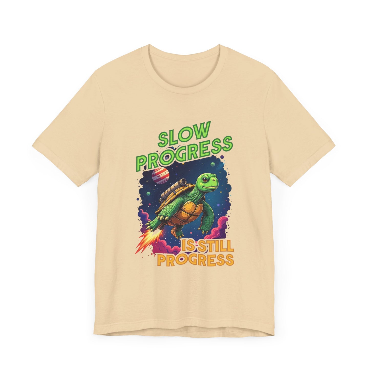 Slow Progress Is Still Progress Motivational Turtle T-Shirt