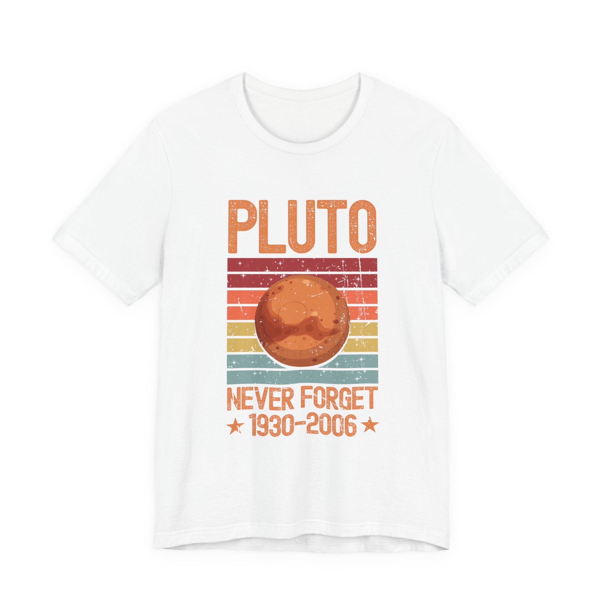 Pluto Never Forget 1930–2006 T-Shirt – Retro Space Science Planet Tee