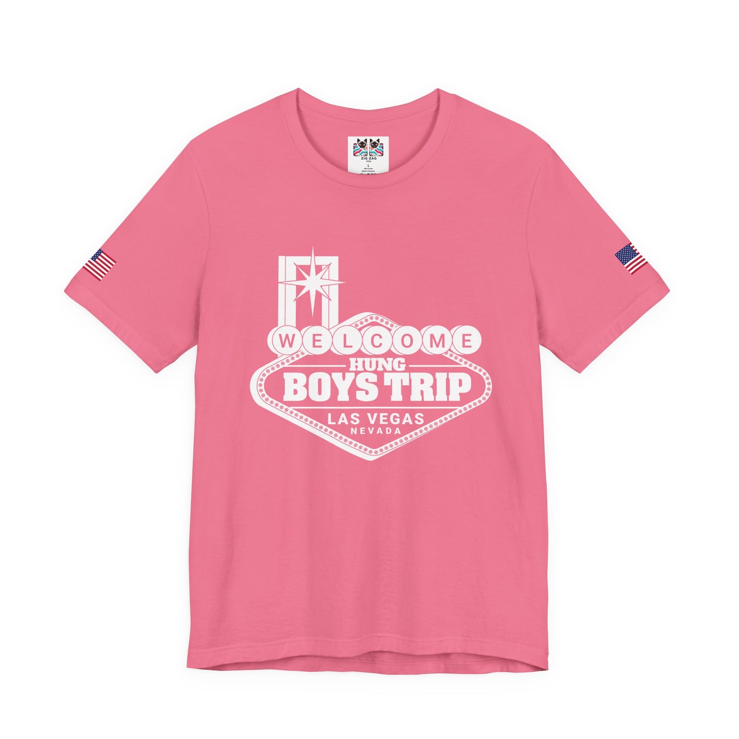 Welcome Hung Boys Trip Las Vegas T-Shirt - Bachelor Party Nevada Guys Weekend