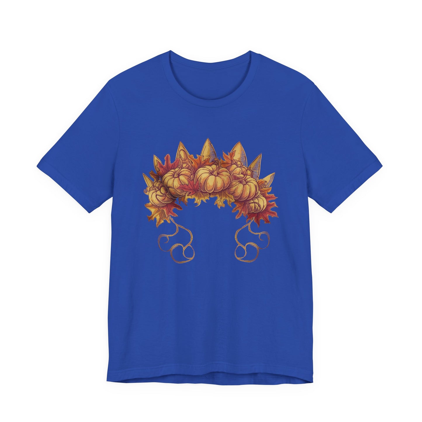 Pumpkin Queen’s Satchel – Botanical Pumpkin Plant & Leaves Graphic T-Shirt