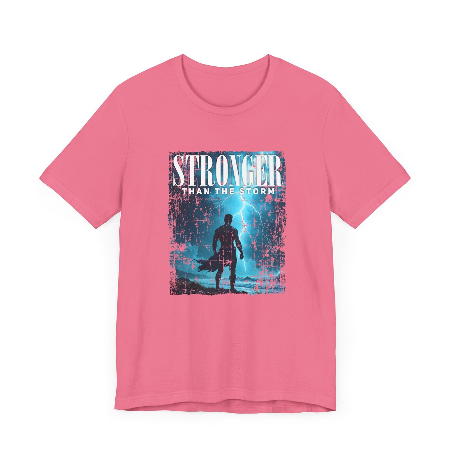 Stronger than the Storm Tee, Mental Strength Shirt, Resilience Affirmation Tee, Encouragement Graphic Top, Tough Times Gift