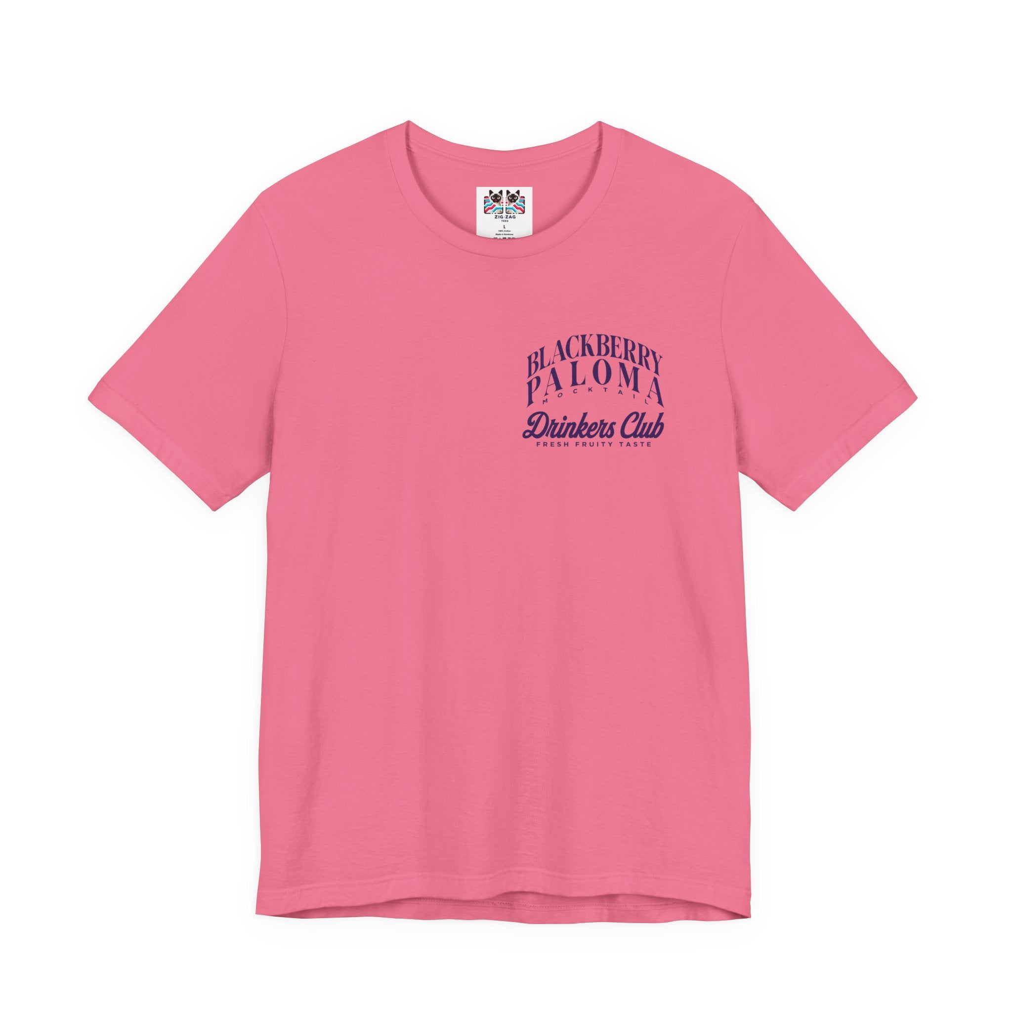 Blackberry Paloma Mocktail Drinkers Club Tshirt – Fresh Fruity Taste
