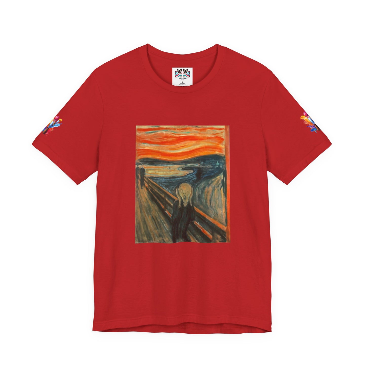 The Scream Art T-Shirt – Edvard Munch Expressionist Masterpiece Graphic Tee