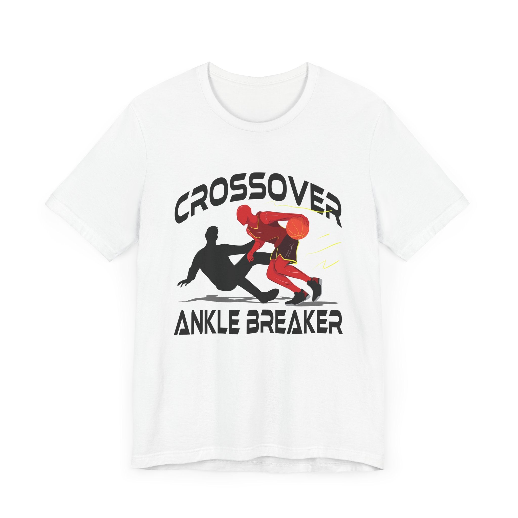 Crossover Ankle Breaker Shirt, Basketball Motion Graphic Tee, Fast Break Dribble T Shirt, Sports Highlight Apparel, Court Domination Top