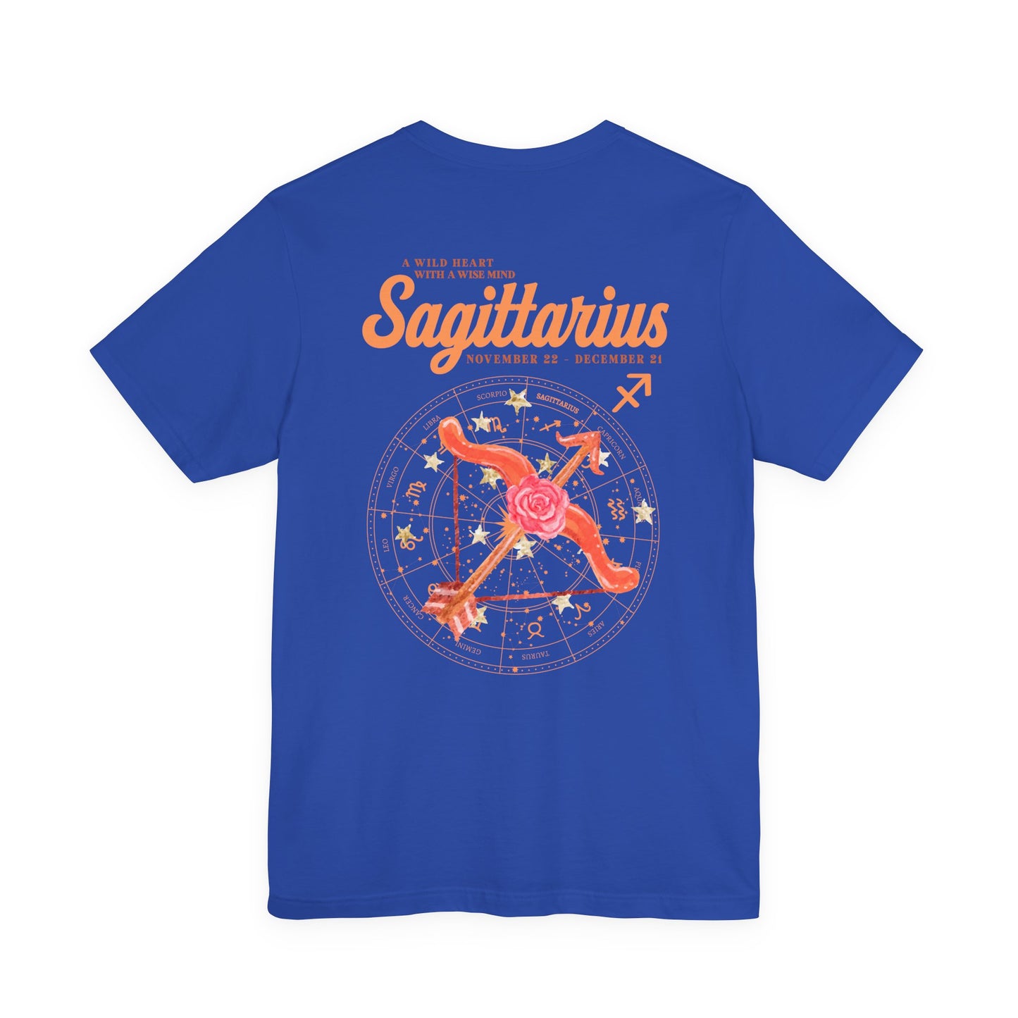 Sagittarius Zodiac T-Shirt – A Wild Heart With a Wise Mind