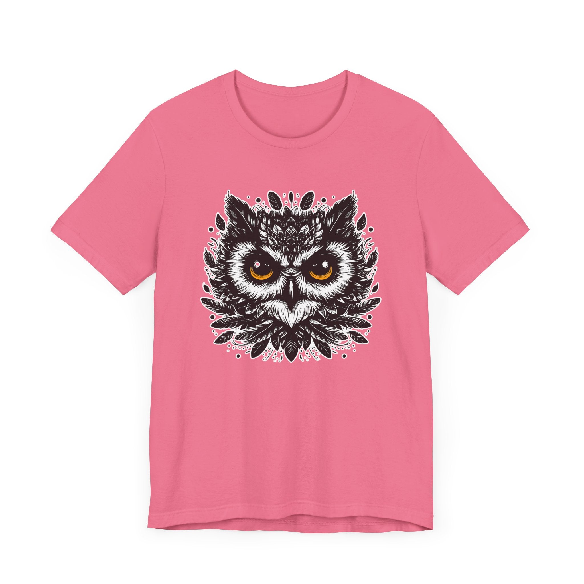 Intense Front-Facing Owl and piercing big yellow eyes Graphic T-Shirt
