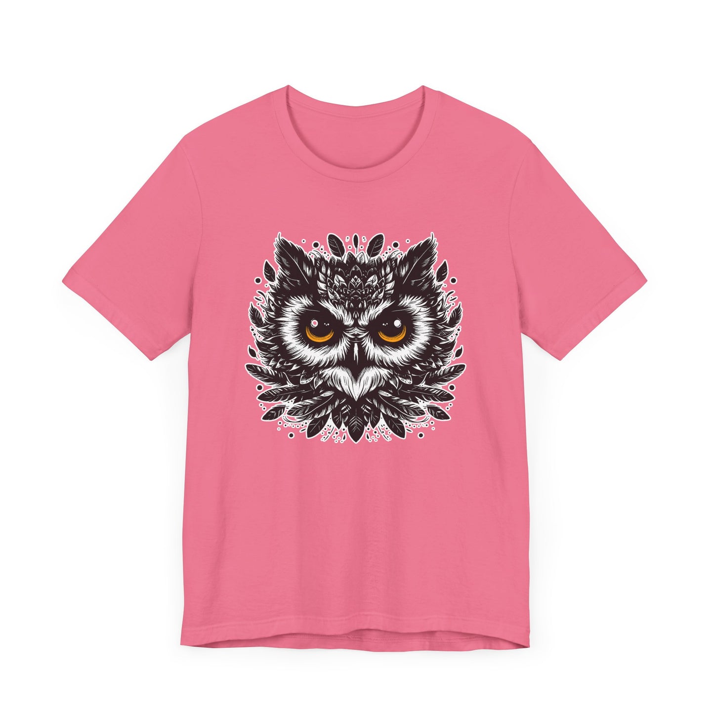 Intense Front-Facing Owl and piercing big yellow eyes Graphic T-Shirt