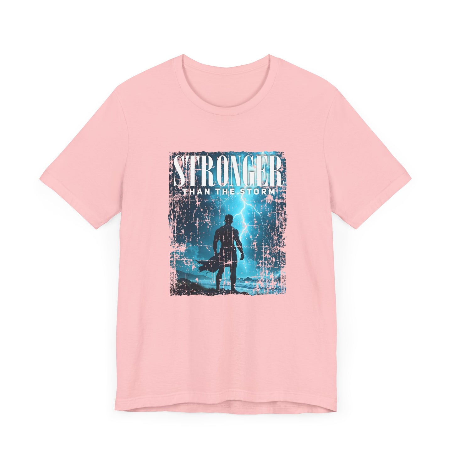 Stronger than the Storm Tee, Mental Strength Shirt, Resilience Affirmation Tee, Encouragement Graphic Top, Tough Times Gift