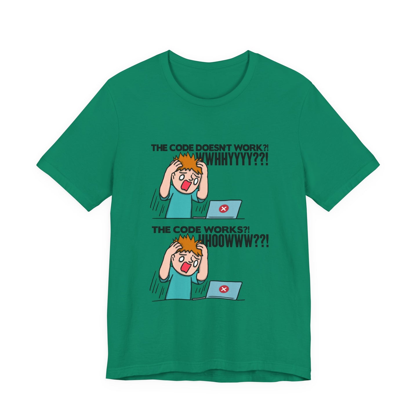 Code Works Confusion Funny Programmer T-Shirt