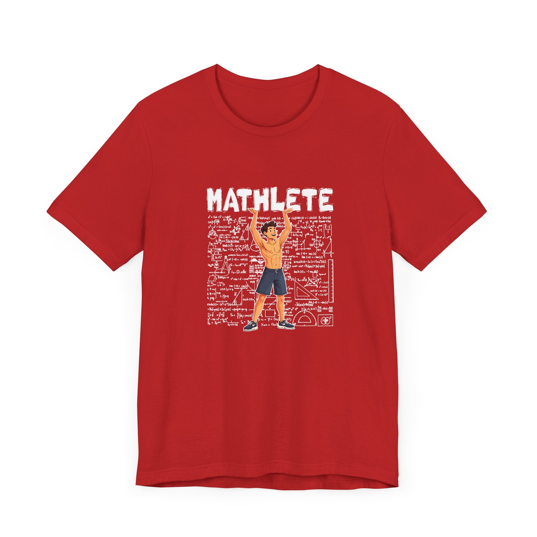 Mathlete Math and Fitness Shirt – Workout Geek Humor