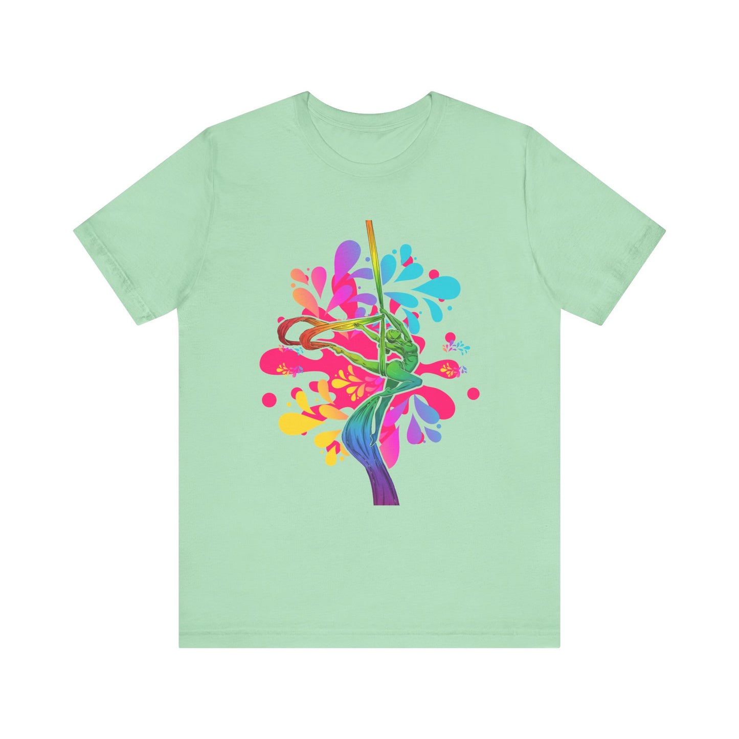 Aerialist Silks Rainbow - Colorful Circus & Dance T-Shirt
