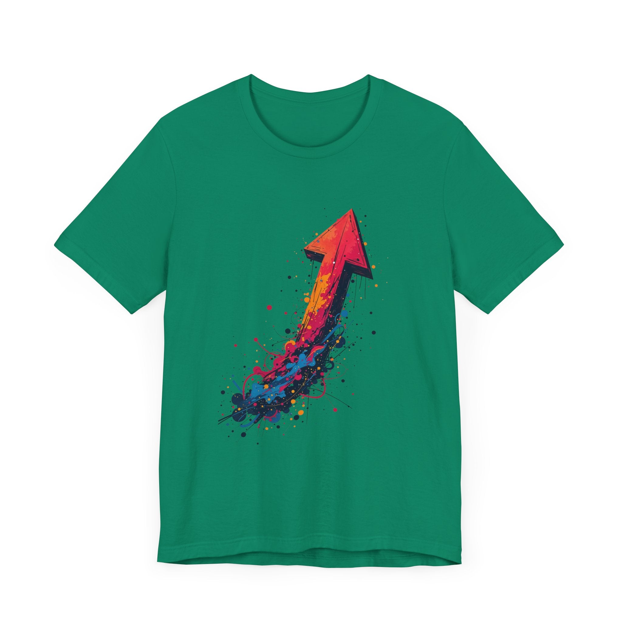 Upward Momentum T-Shirt – Vibrant Arrow Graphic Tee
