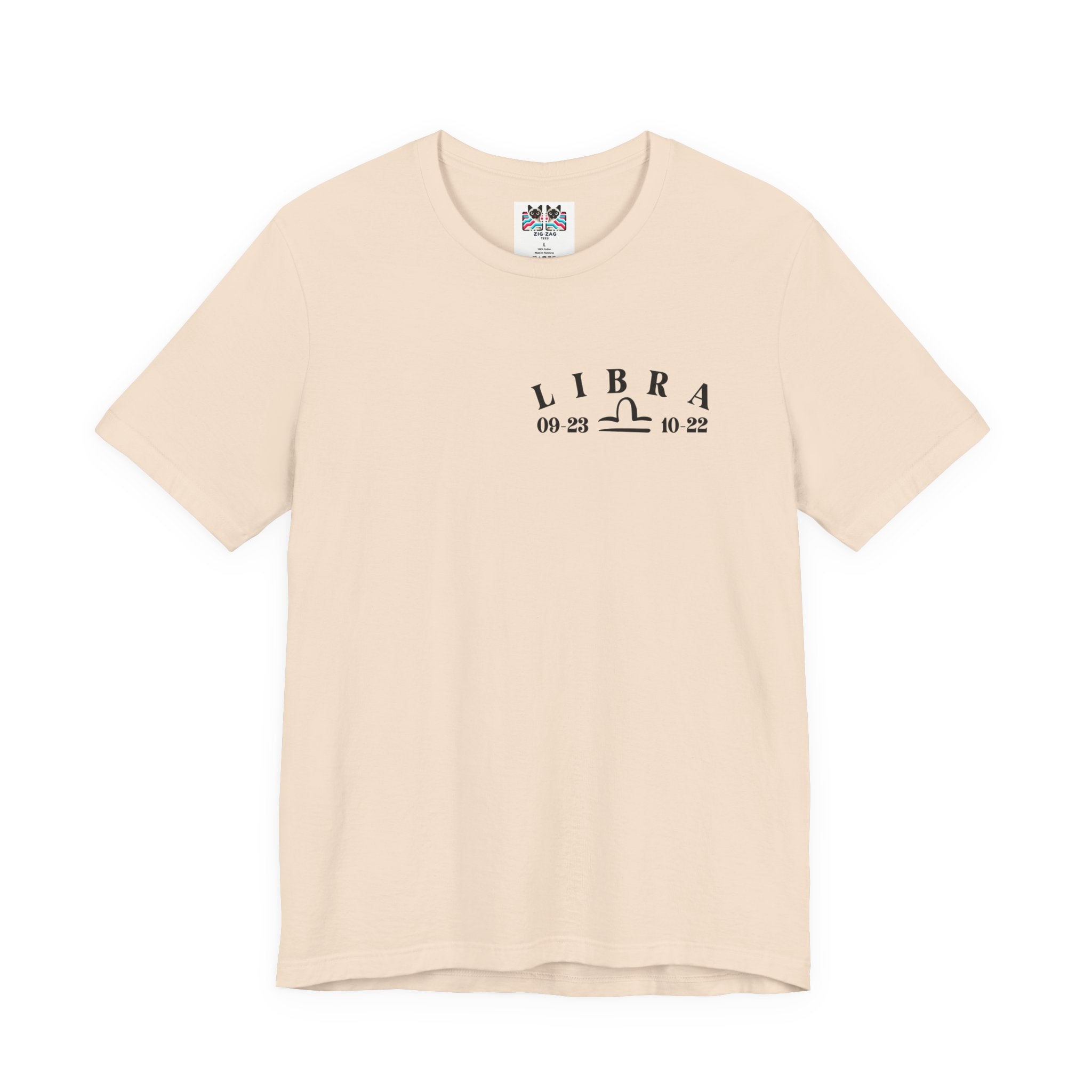 Libra Constellation & Floral Zodiac T-Shirt – September 23 to October 22