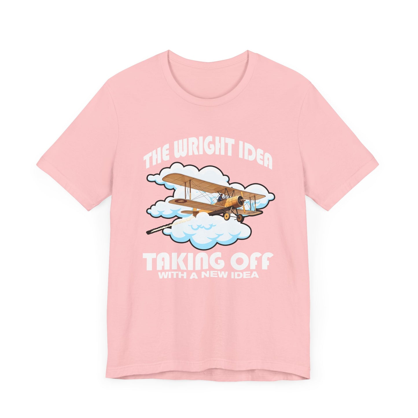 The Wright Idea Tee, Aviation Pioneer Shirt, Flight History Graphic Tee, Air Travel Tribute Top, Genius Mind Gift Shirt