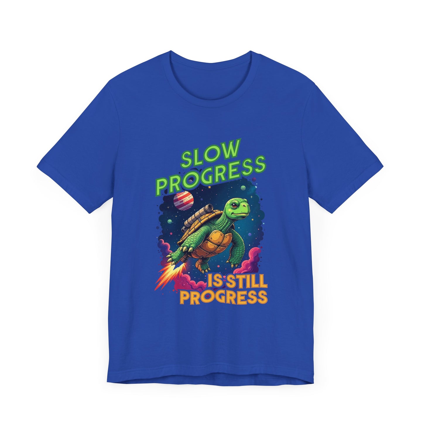 Slow Progress Is Still Progress Motivational Turtle T-Shirt