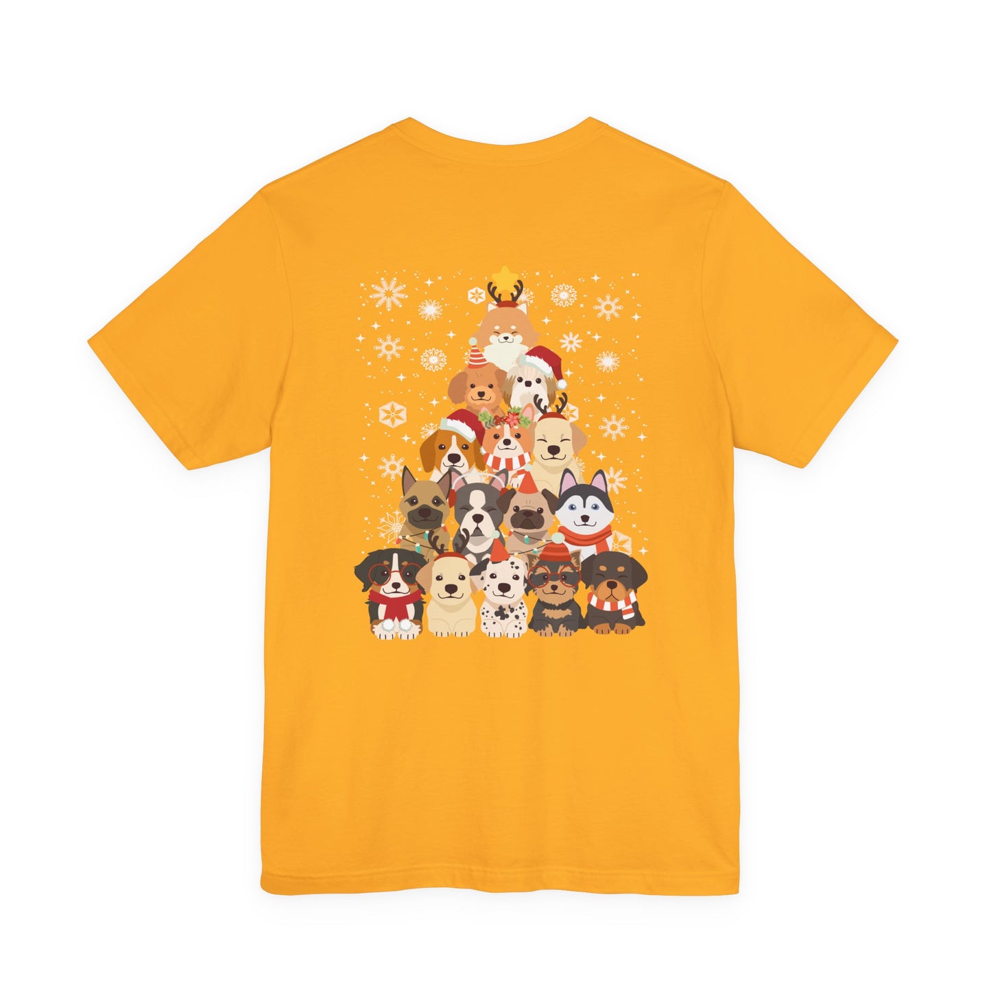 Christmas Dogs Puppy Tree T-Shirt