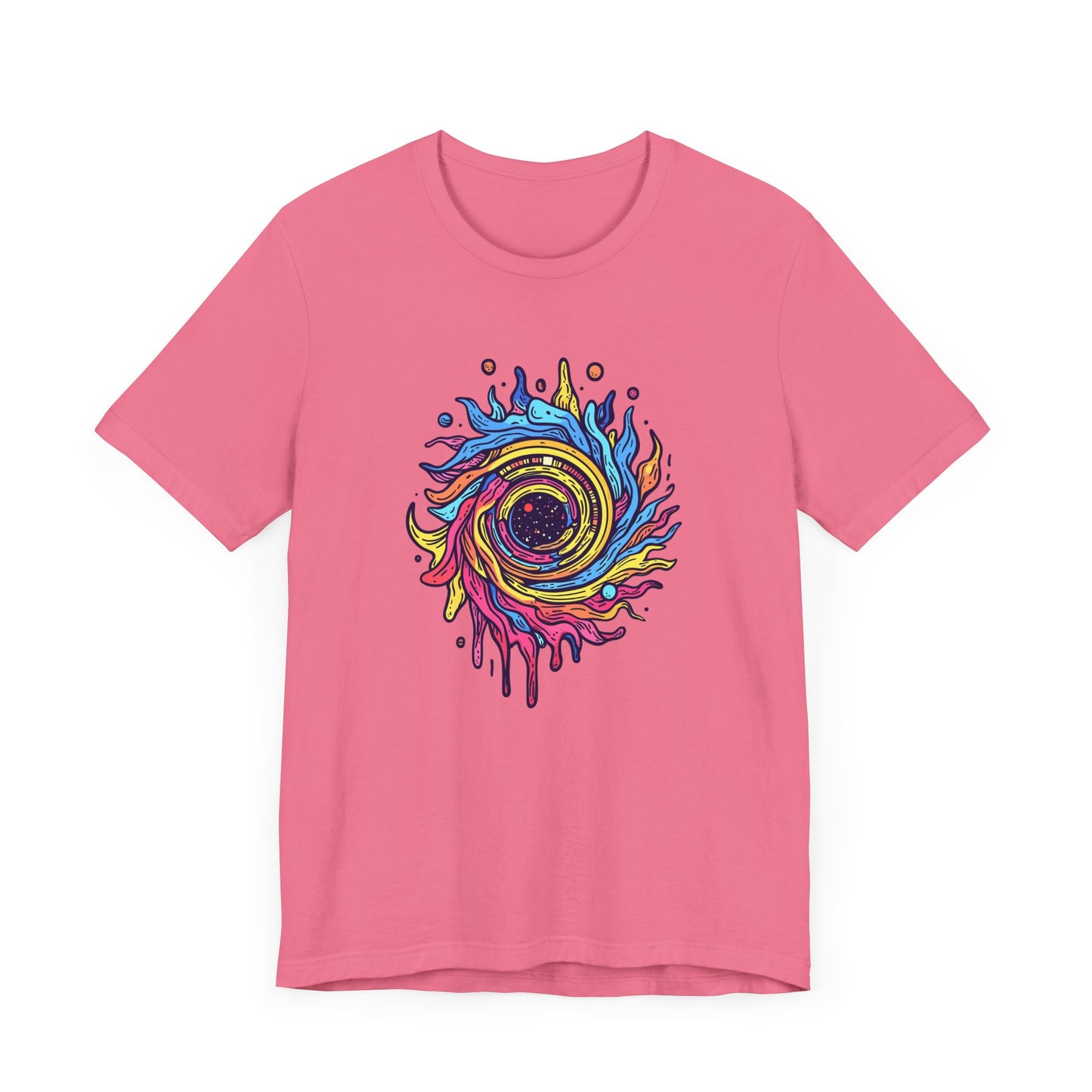 Colorful Sonic Spiral – Vibrant Psychedelic Spiral Graphic T-Shirt