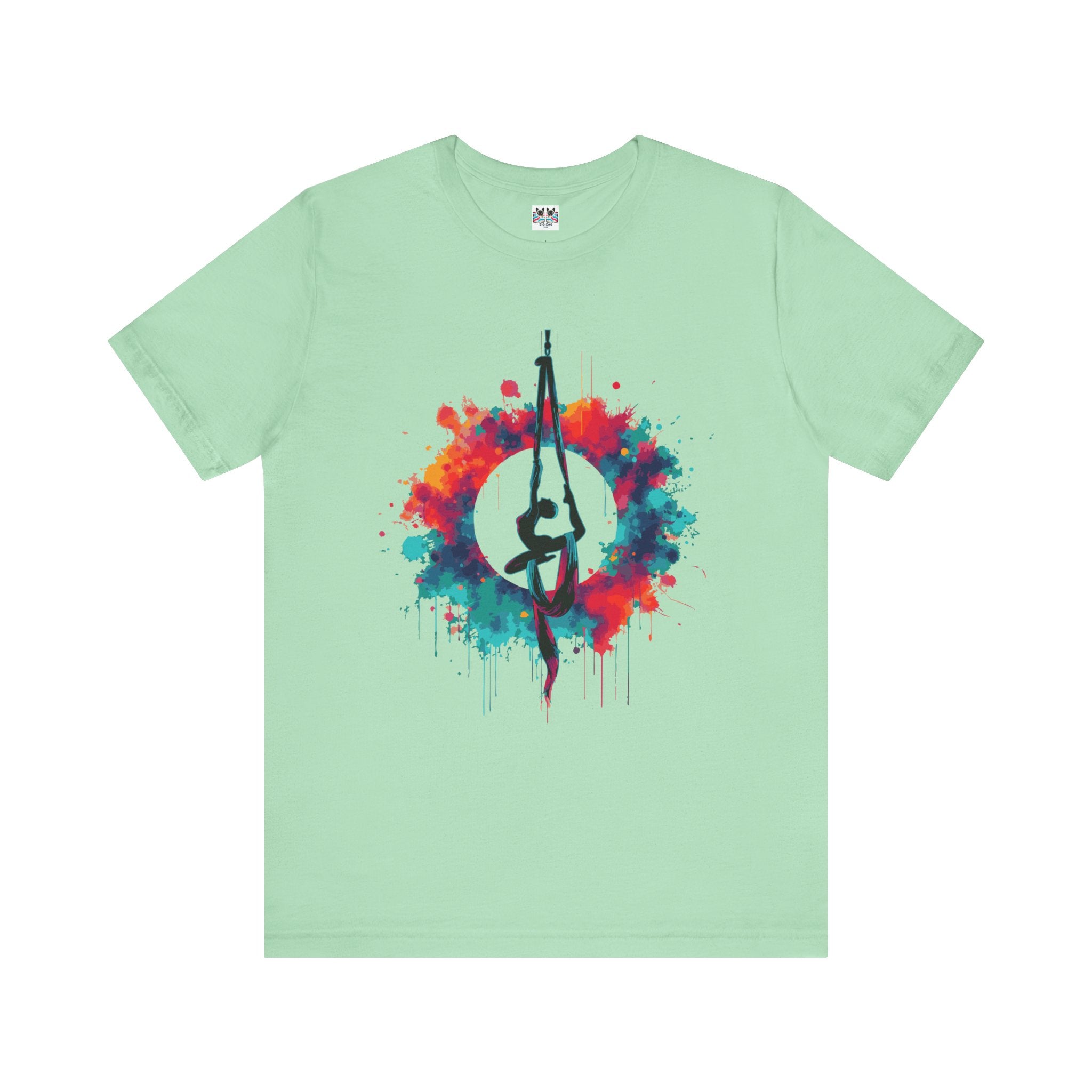 Aerialist Colorsplash Aerial Yoga Artistic Movement T-Shirt