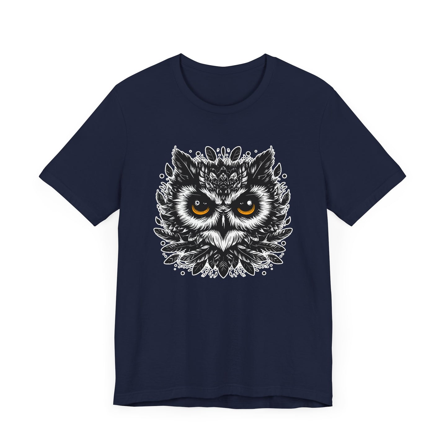 Intense Front-Facing Owl and piercing big yellow eyes Graphic T-Shirt