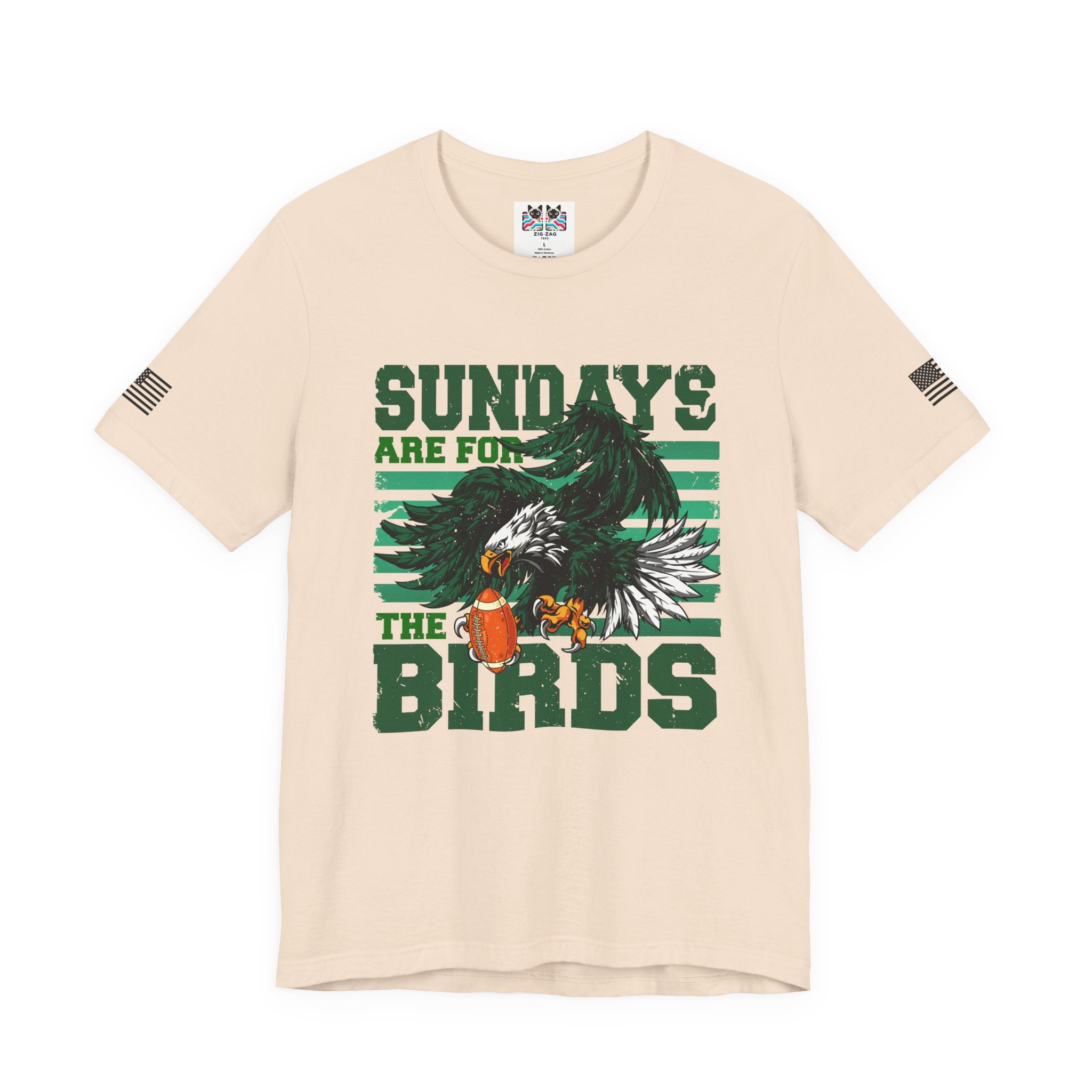 Sundays Are for the Birds T-Shirt – Fierce Diving Eagle Football Graphic Tee Philadelphia Fan