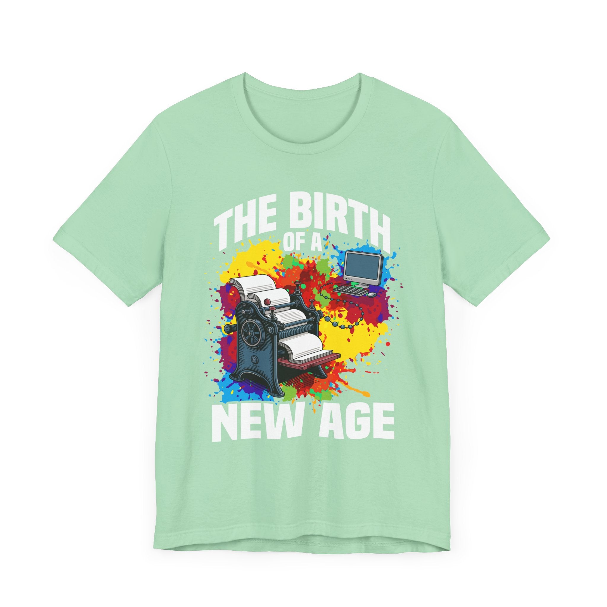 Printing Press Changed Everything Tee, History Milestone Shirt, Literature Revolution Tee, Invention Graphic Top, Educator Gift