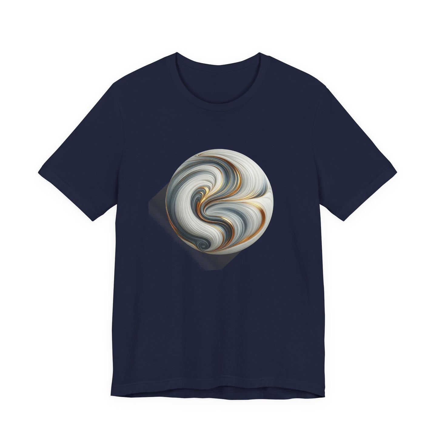 Liquid Marble – Flowing Marble Effect Abstract Graphic T-Shirt