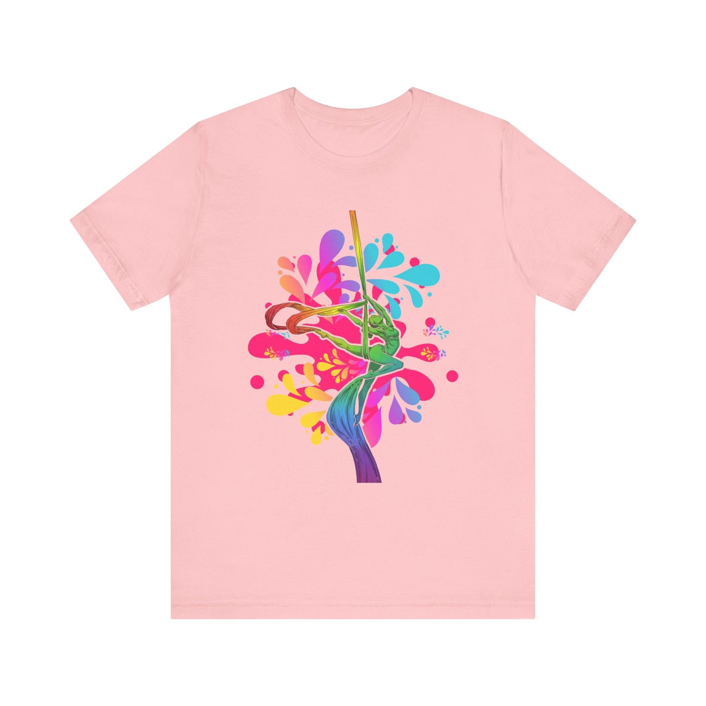 Aerialist Silks Rainbow - Colorful Circus & Dance T-Shirt