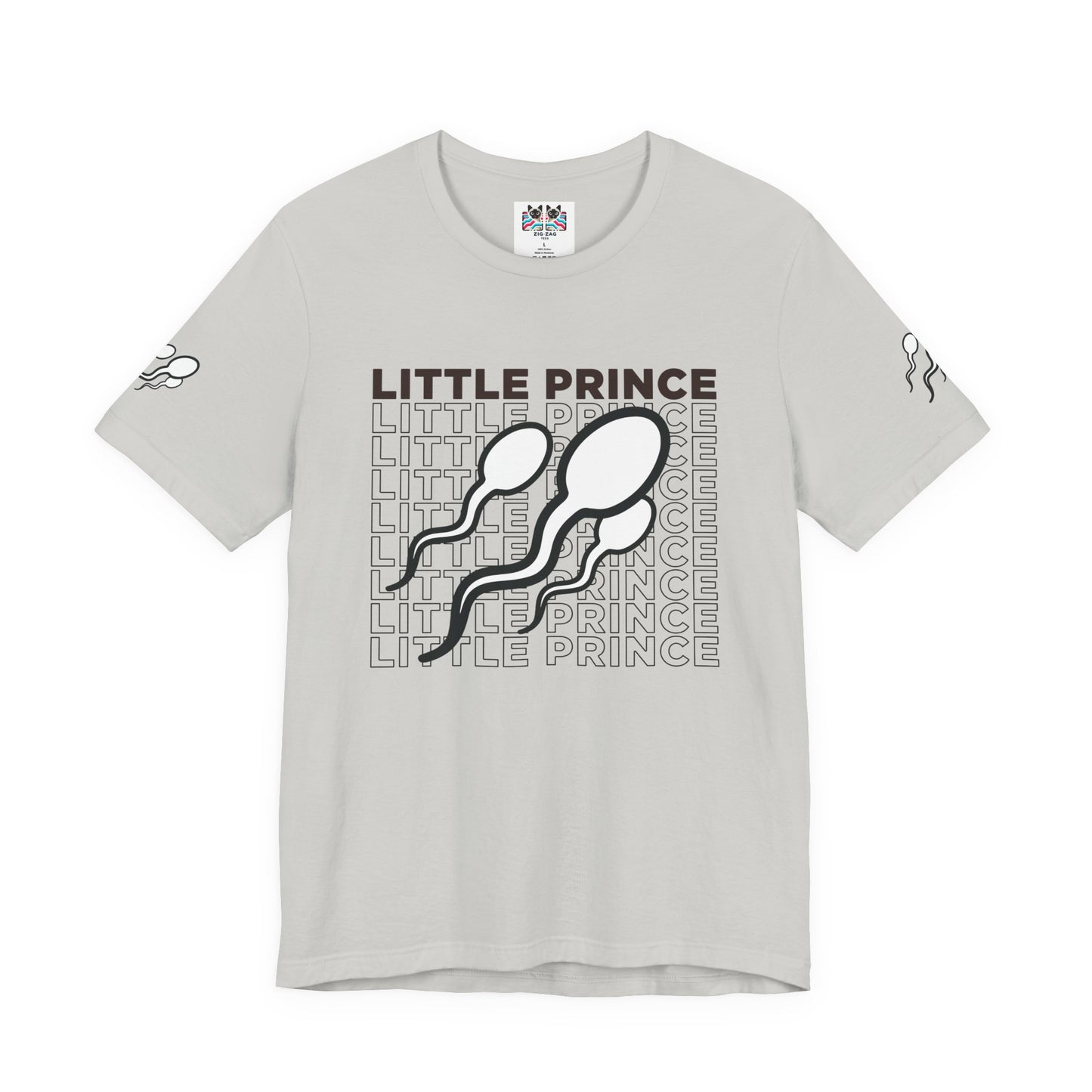 Little Prince T-Shirt – Funny Sperm Typography Conception Humor Graphic Tee