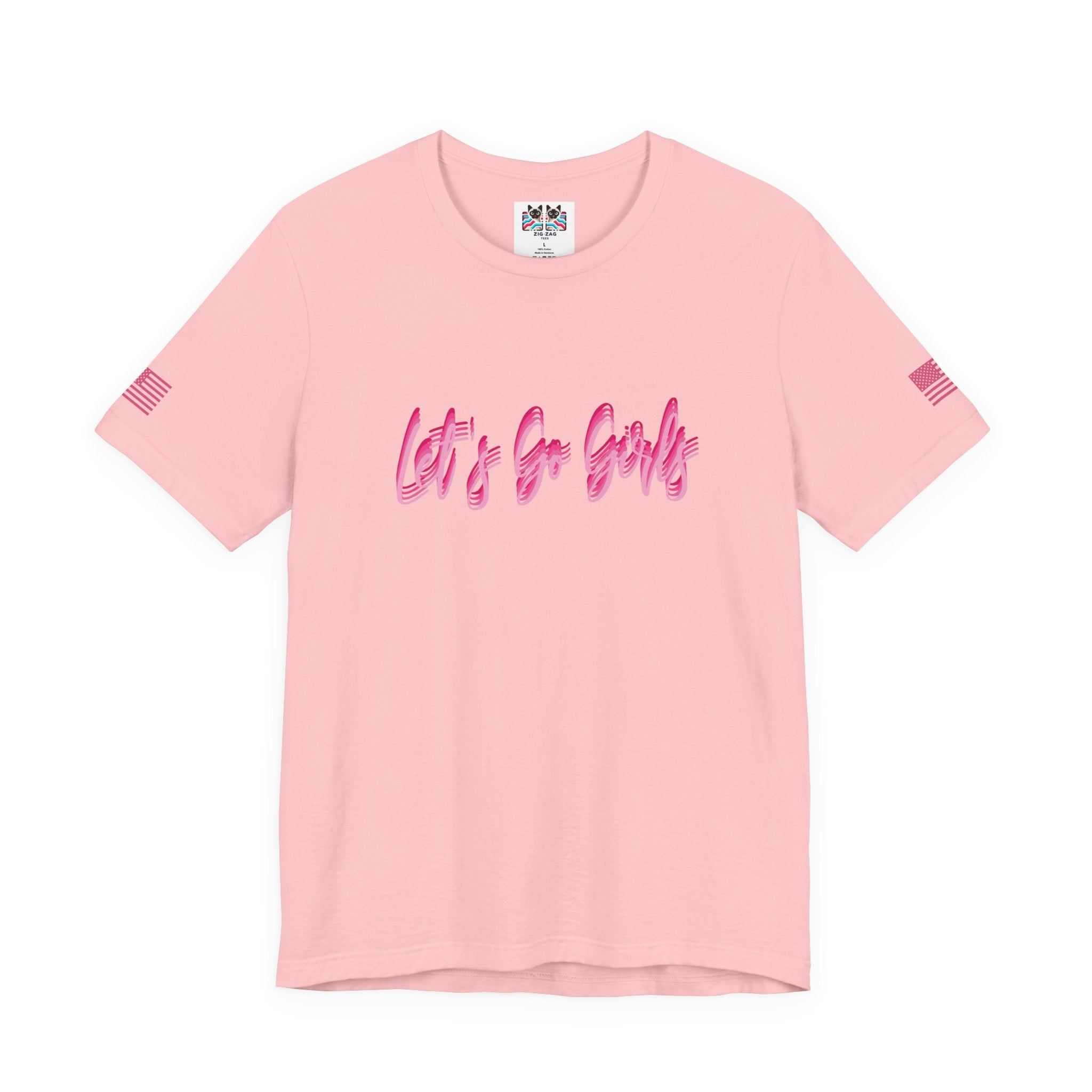 Let's Go Girls T-Shirt – Neon Glow Script Graphic Tee