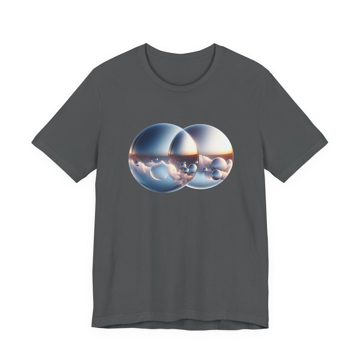 Parallel Universe Portal – Illusional Bubble Window Graphic T-Shirt