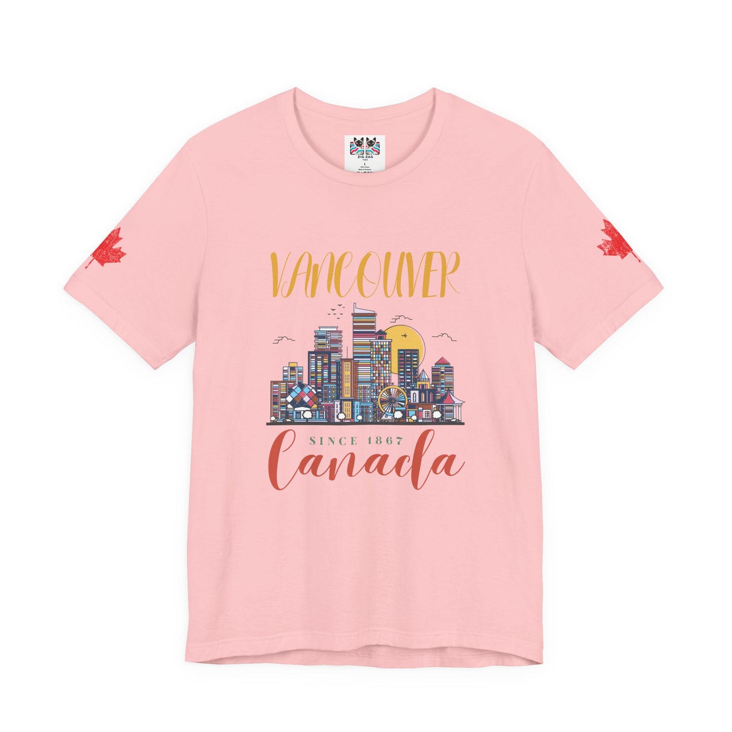 Vancouver Skyline Canada Since 1867 T-Shirt