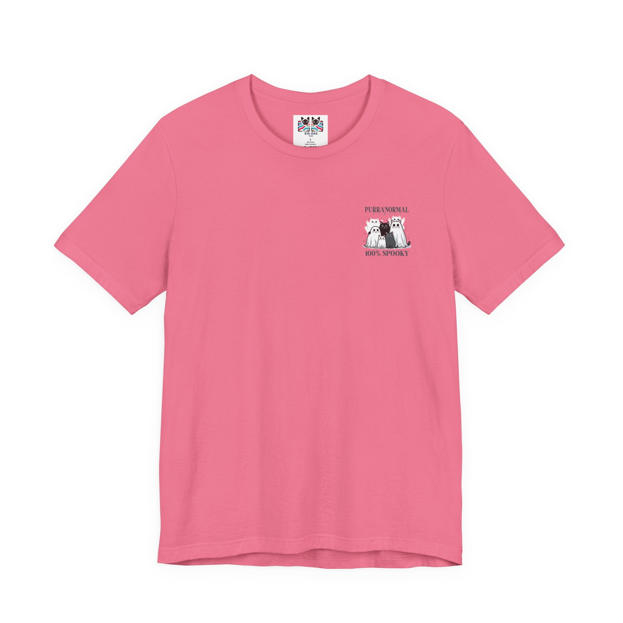 The Purranormal Family T-Shirt – Real and Ghost Cats Spooky Graphic