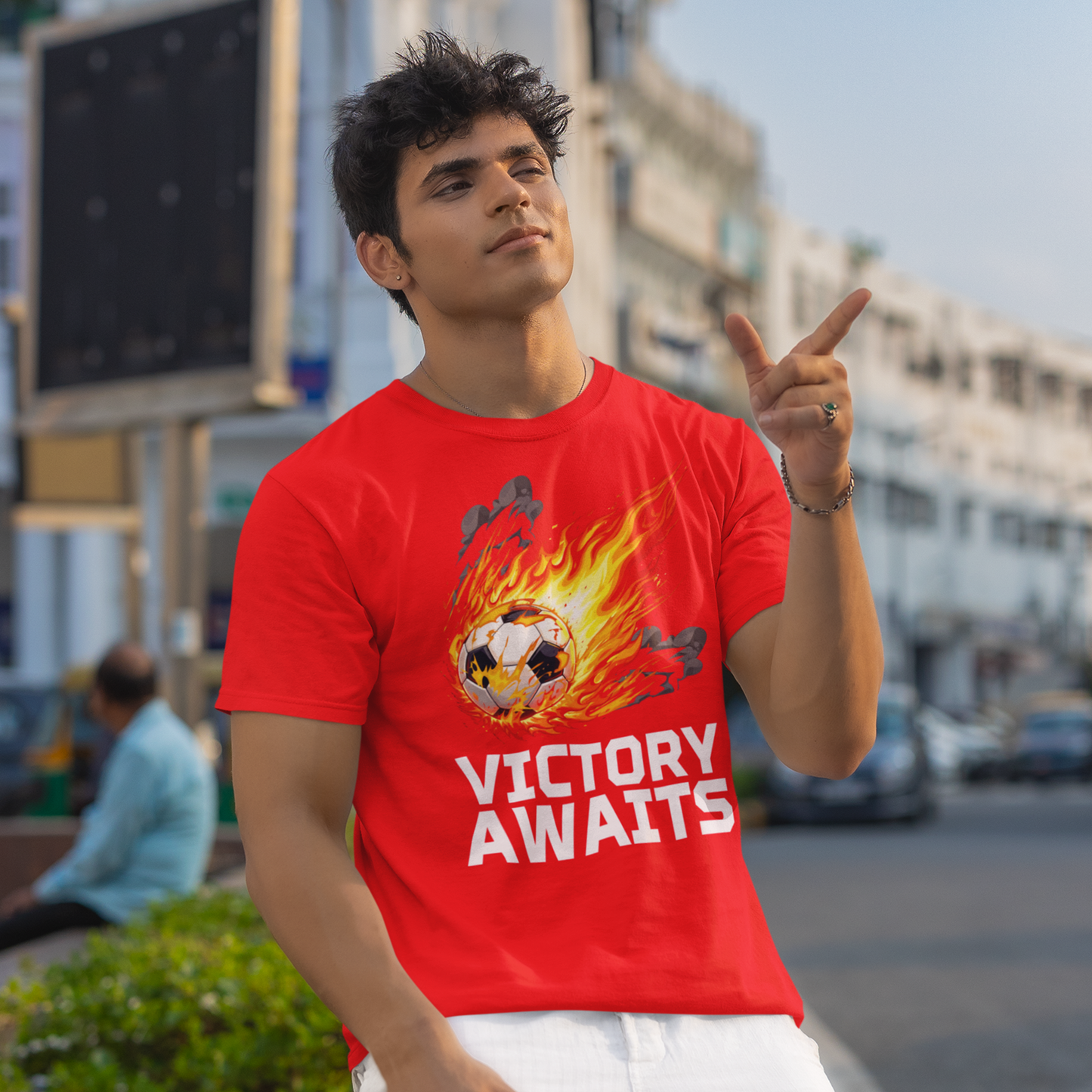 Flames of Victory Graphic Tee for Athletes Who Rise in the Heat, Burn Bright, and Play Every Game Like It’s the Final Showdown