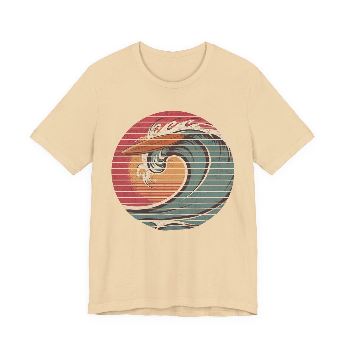 Ride the Wave – Surfboard & Sun Adventure Graphic T-Shirt