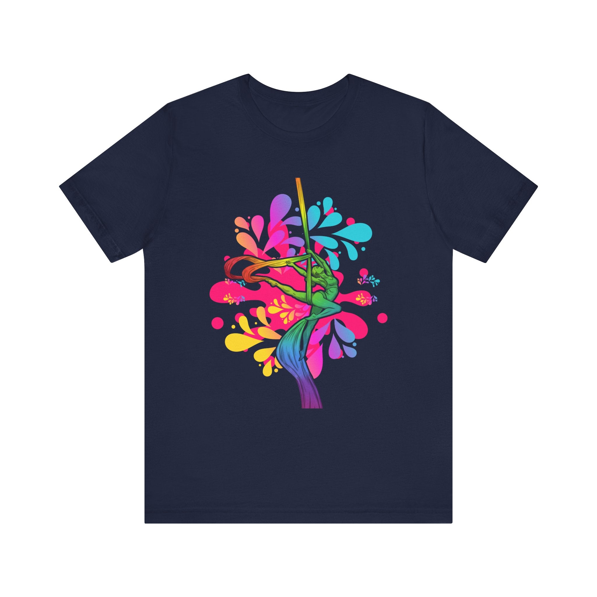 Aerialist Silks Rainbow - Colorful Circus & Dance T-Shirt