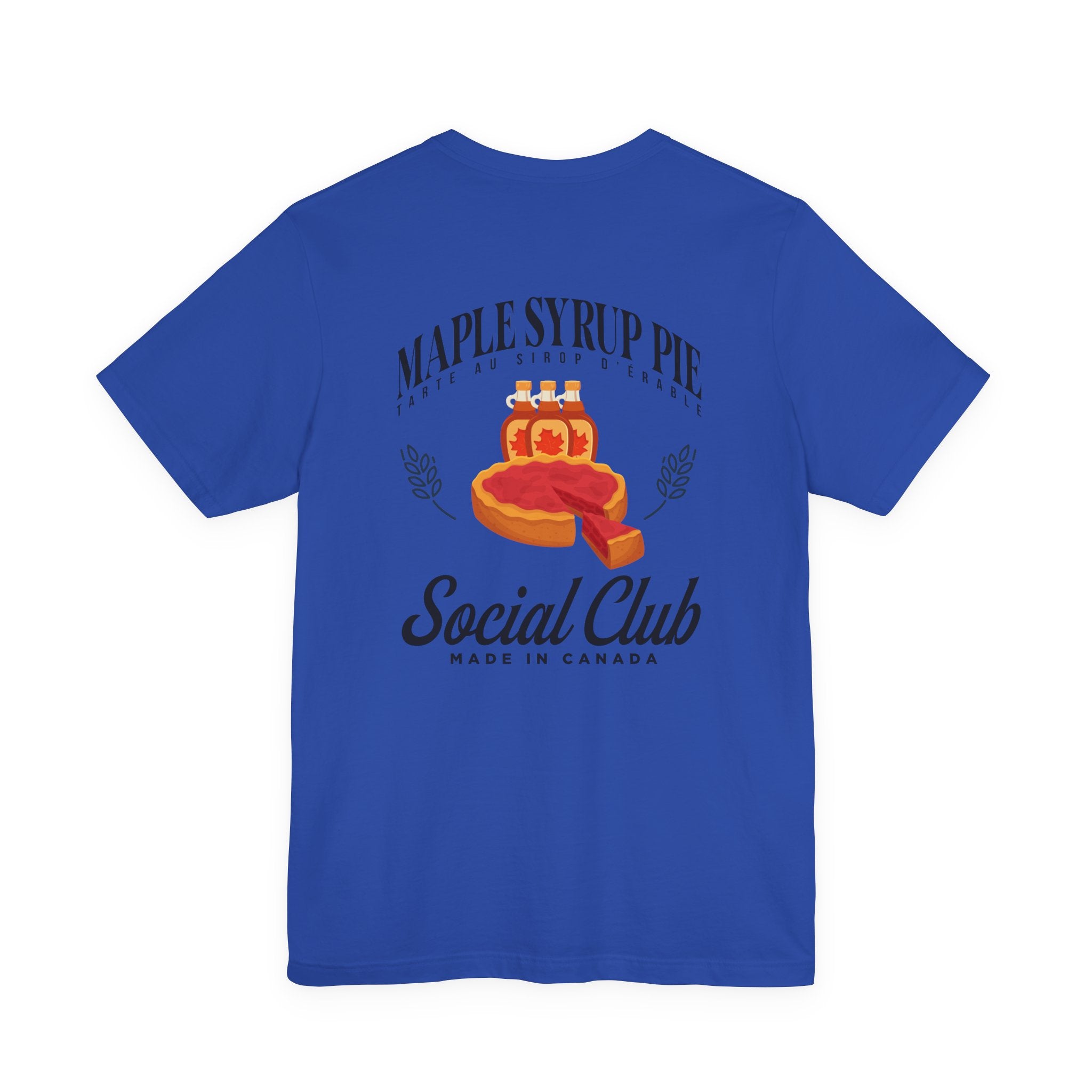 Maple Syrup Pie T-Shirt – Featuring Classic Canadian Dessert Graphic
