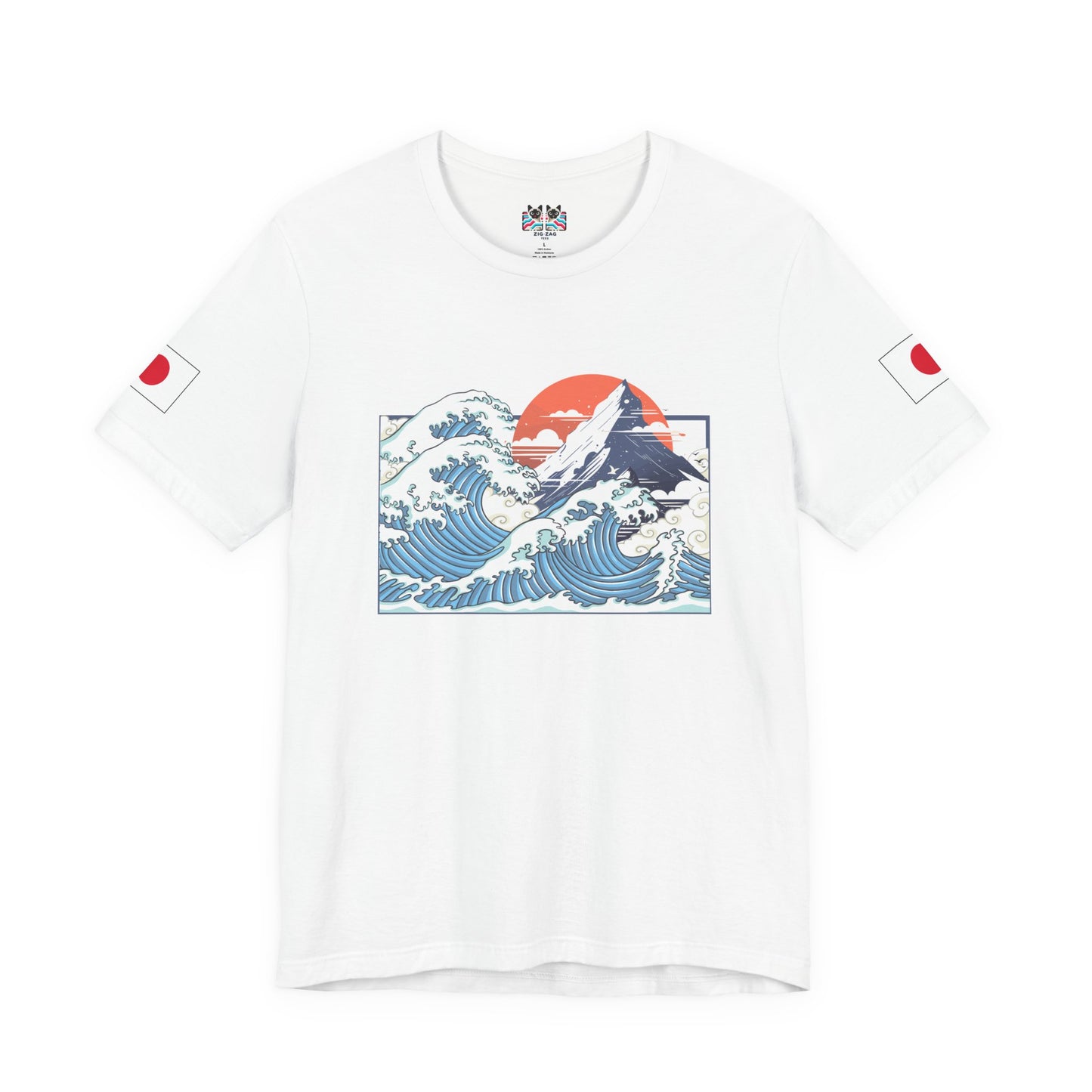 Great Wave Mt. Fuji T-Shirt – Japanese Art Hokusai Style Graphic Tee