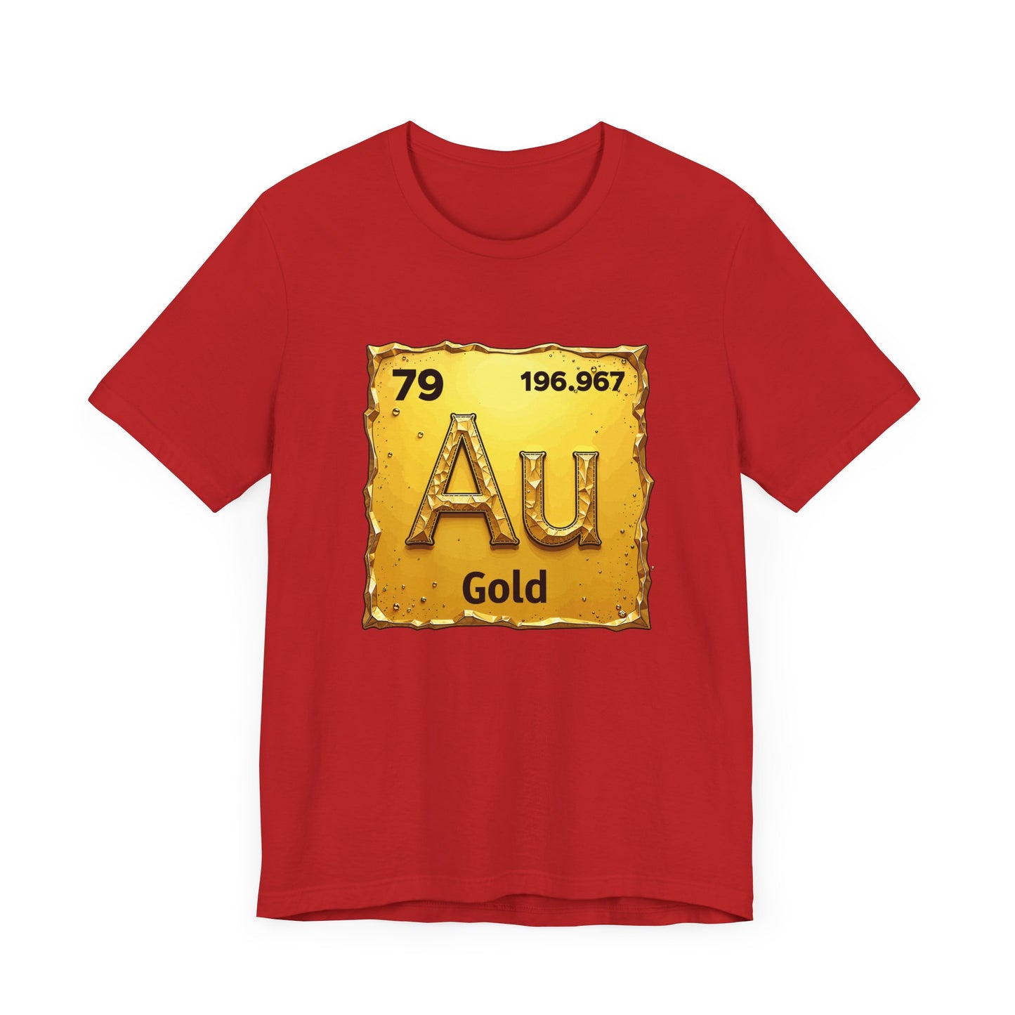Gold Because I’m Worth It Tee, Science Glam Shirt, Chemistry Humor Tee, Periodic Table Graphic Top, Self Worth Gift