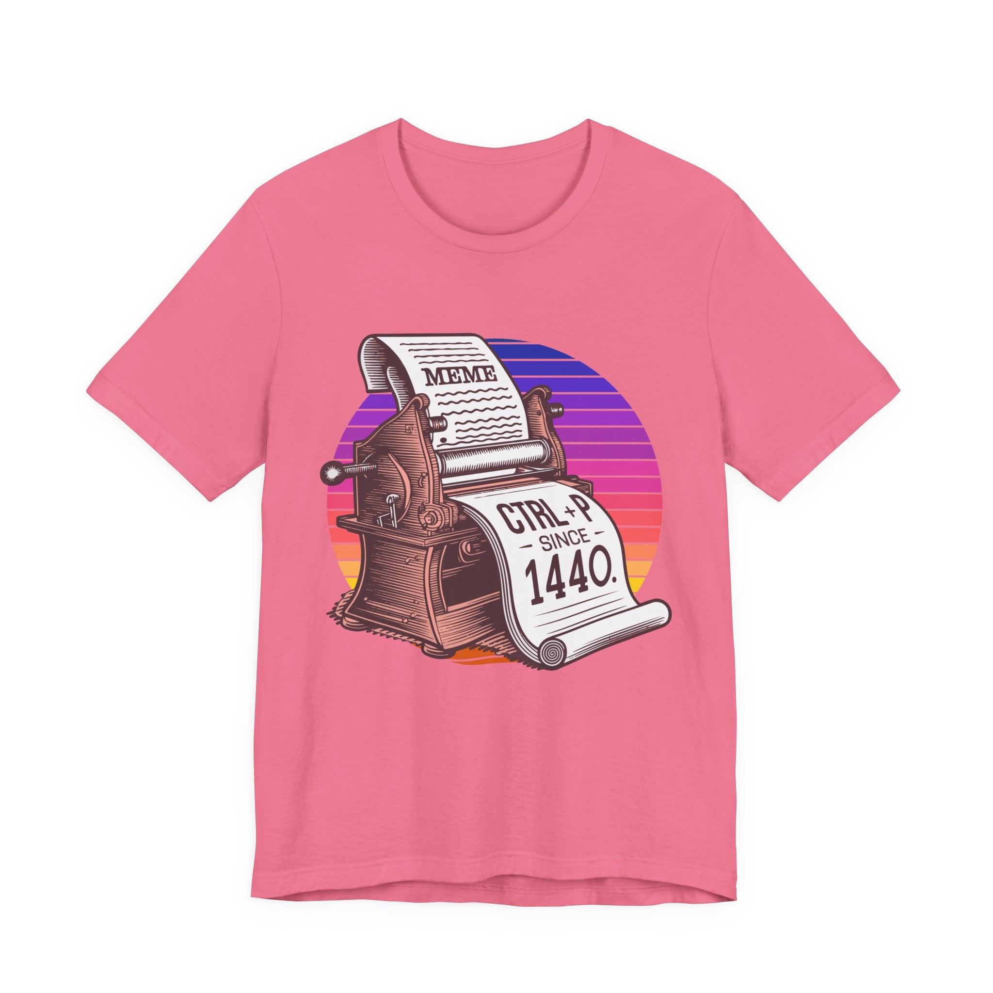 CTRL + P Since 1440 Tshirt – The Printing Press Meme Edition