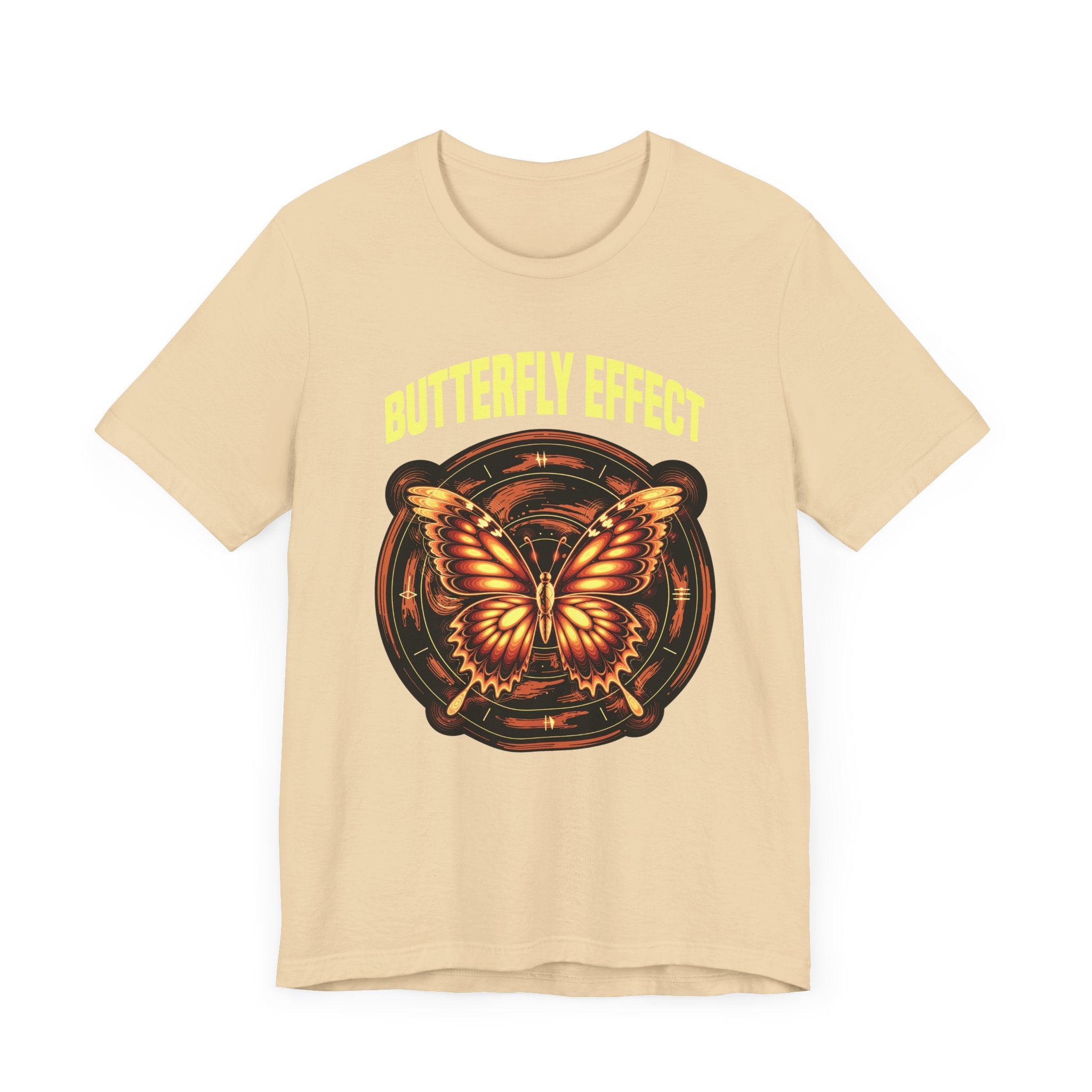Warning Butterfly Effect Ahead Tee, Sci-Fi Chaos Shirt, Time Shift Graphic Tee, Multiverse Humor Top, Cause and Effect Gift