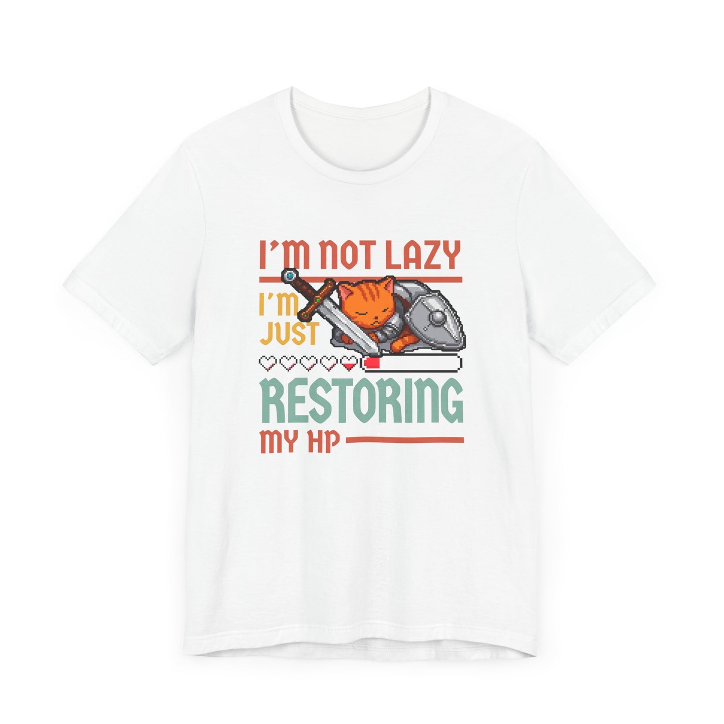 I’m Not Lazy I’m Just Conserving Energy Like a Pro Tee, Cat Nap Humor Shirt, Feline Chill Graphic Tee, Funny Mood Top
