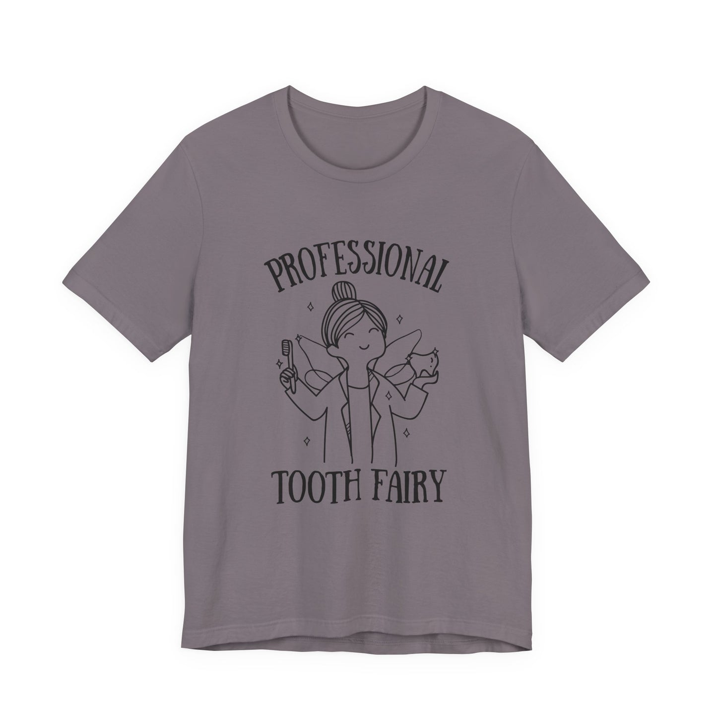 Professional Tooth Fairy T Shirt Female Dental Doctor Fairy Design
