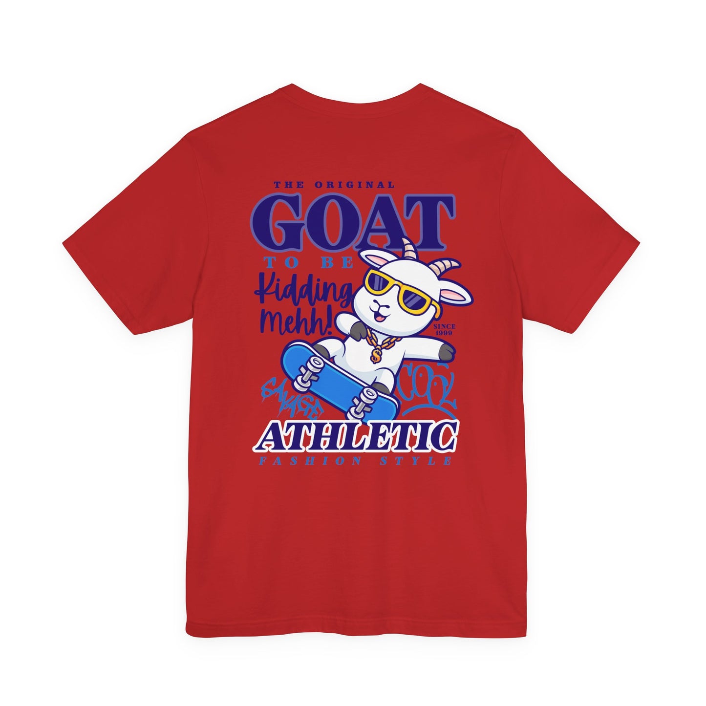 The Original GOAT to be Kidding Mehh! Skateboarding Goat T-Shirt
