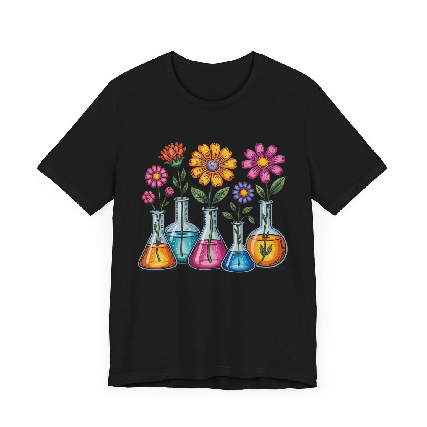 Chemistry Flower Power Shirt – Botanical Science Graphic Tee