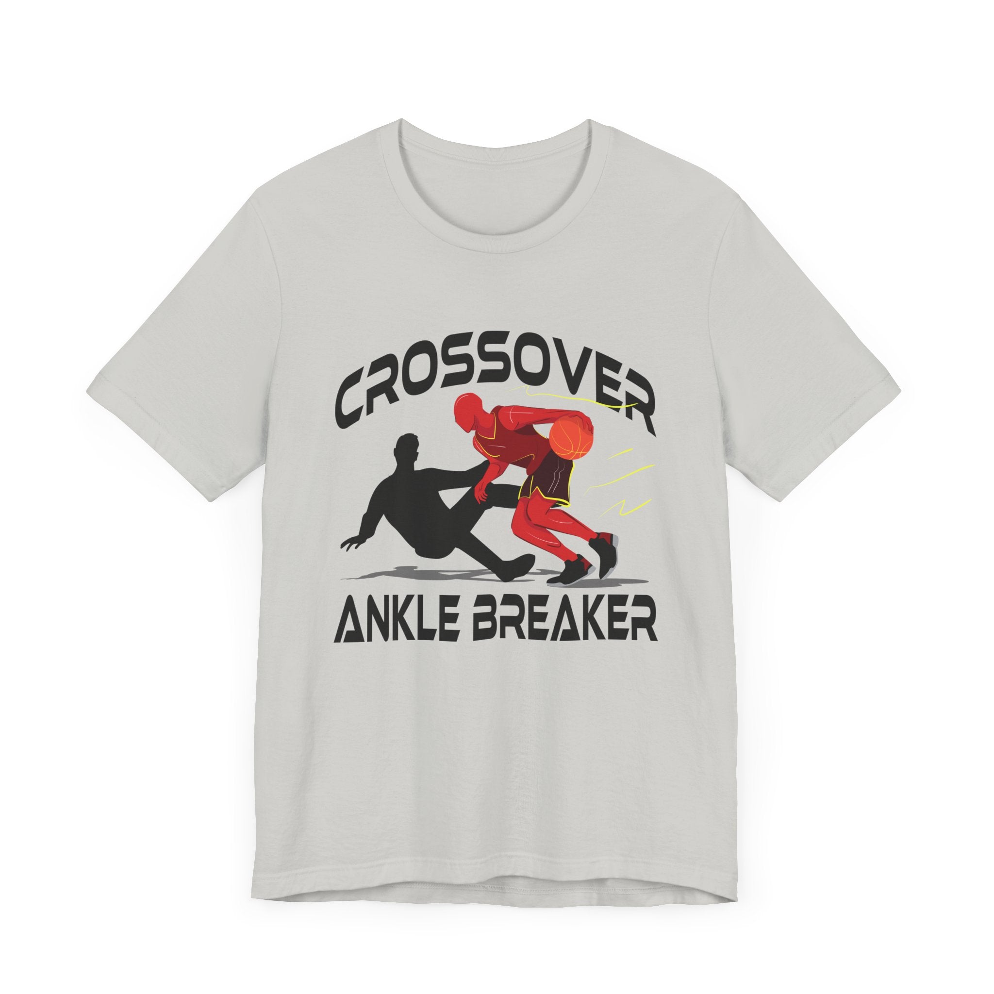 Crossover Ankle Breaker Shirt, Basketball Motion Graphic Tee, Fast Break Dribble T Shirt, Sports Highlight Apparel, Court Domination Top