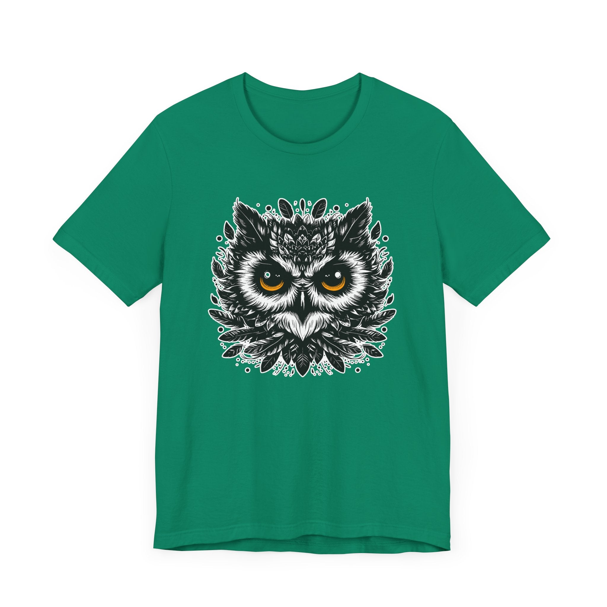 Intense Front-Facing Owl and piercing big yellow eyes Graphic T-Shirt