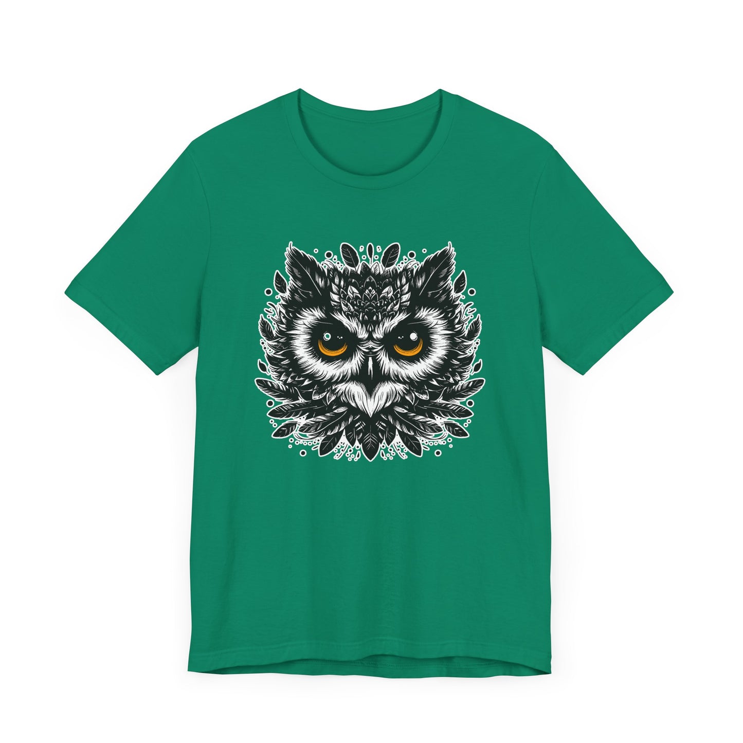 Intense Front-Facing Owl and piercing big yellow eyes Graphic T-Shirt