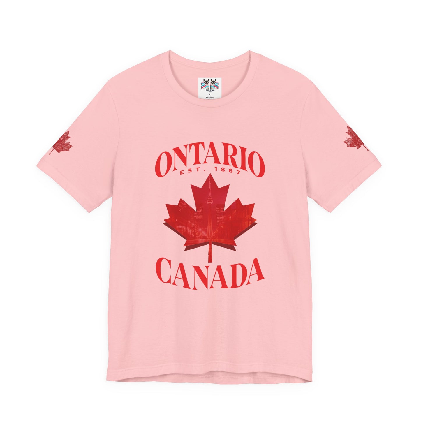 Ontario Skyline Maple Leaf T-Shirt