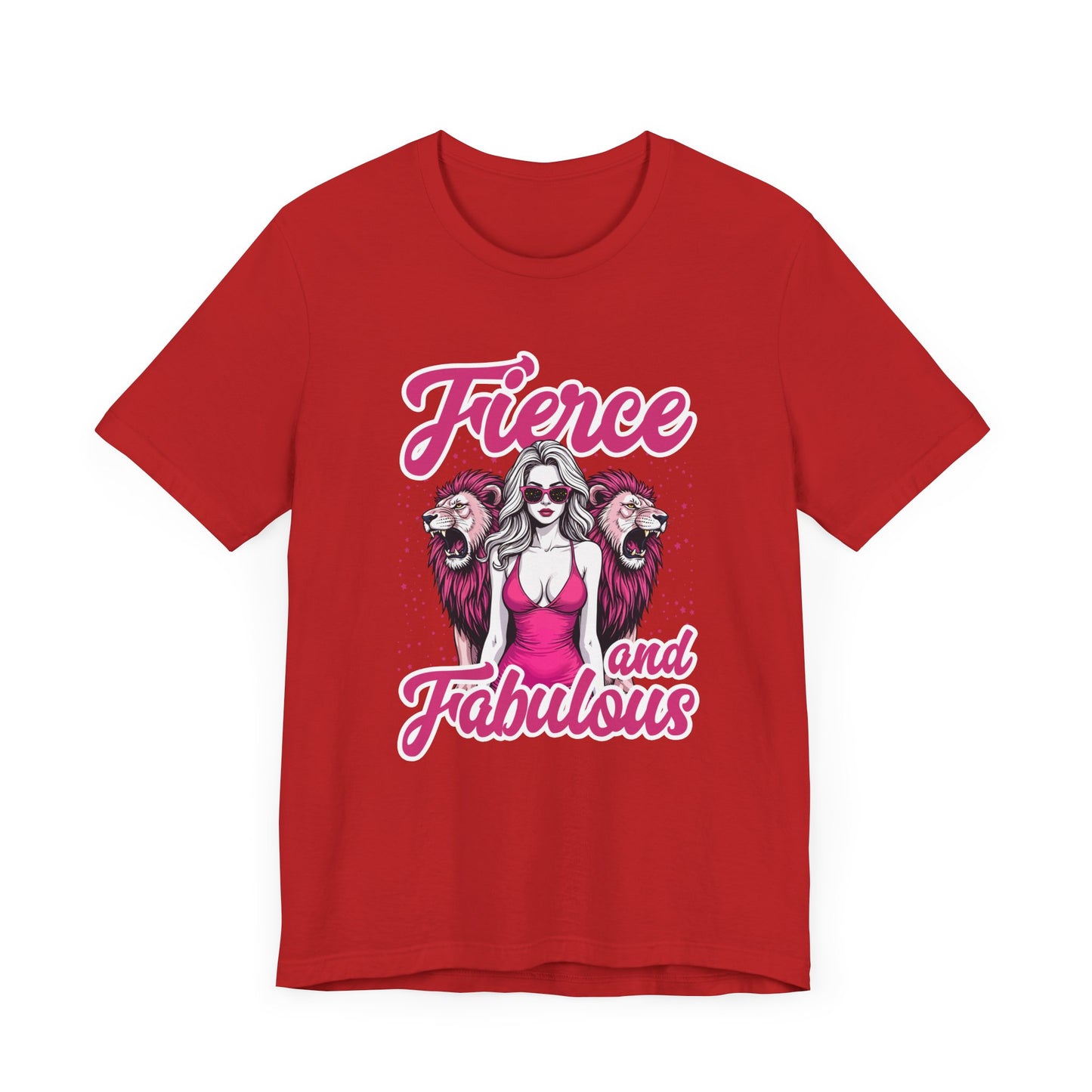 Fierce and Fabulous T-Shirt – Bold Women & Roaring Lions Graphic Tee