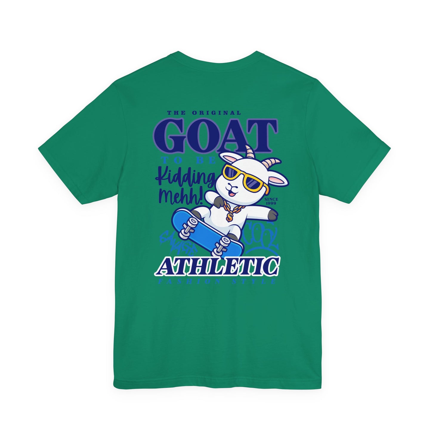 The Original GOAT to be Kidding Mehh! Skateboarding Goat T-Shirt